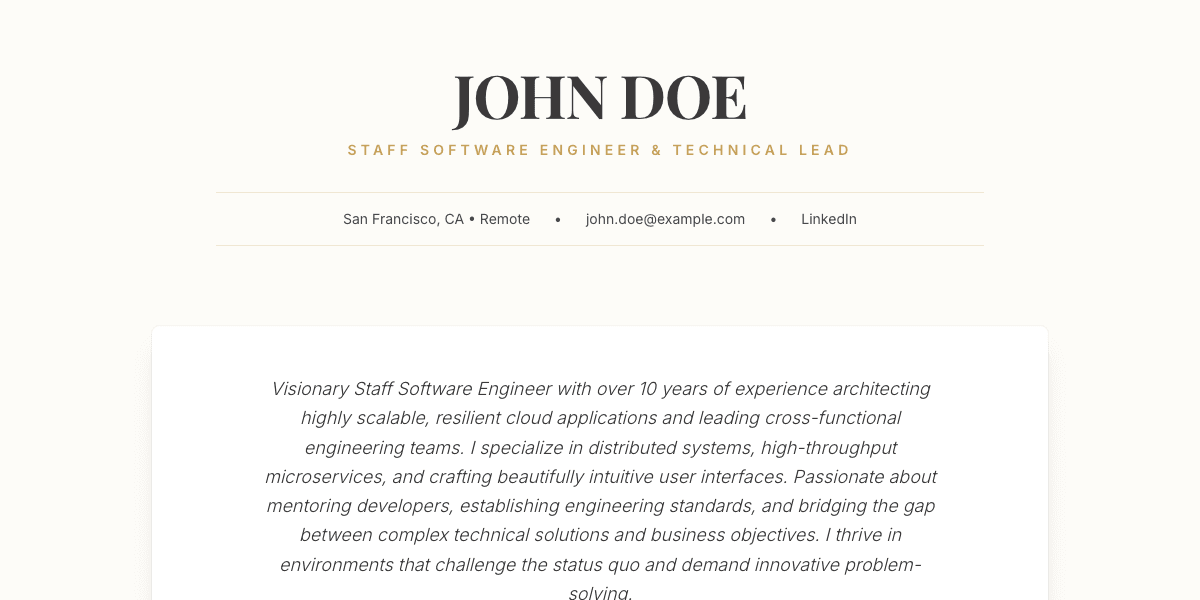 Executive Serif preview