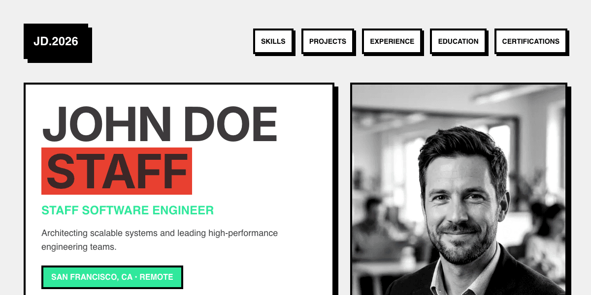 Neo Brutalist preview